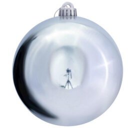 Christmas Tree World 15Cm Silver Bauble Set Shiny/matt (20 Pc) - thumbnail 5