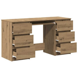 Walplus Writing Desk Artisan Oak 140X50X77 Cm Engineered Wood - thumbnail 4