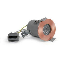 Rose Gold Gu10  Fire Rated Downlight - Ip65 - Se Home