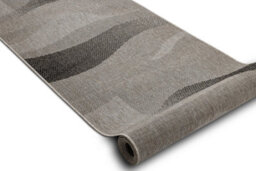 RugsX Runner Sizal Floorlux Design 20212 Silver / Black 70 Cm  70X310 Cm - thumbnail 2