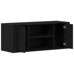 Walplus Tv Cabinet Black Oak 100 X 35 X 40 Cm Engineered Wood - thumbnail 5