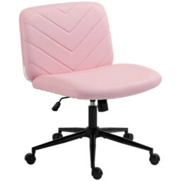 Criss Cross Legged Office Chair Height Adjustable Pink - thumbnail 4