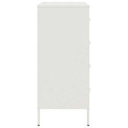 Berkfield Sideboard White 68X39X89 Cm Steel - thumbnail 7