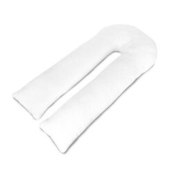 Big C U Shaped Maternity Pregnancy Full Body Support Pillow With White Cover