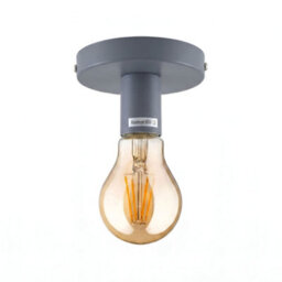 Vintage-Semi Flush Mount Light Fitting Metal Easy Fit E27 Ceiling Fitting Living Room Kid Room - thumbnail 9