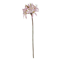 Wyld Haus Set Of 3 Pink Artificial Lily Stems 610mm Tall Realistic Faux Flowers For Home Décor - thumbnail 1