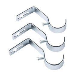 A.unique Home Knotted Ball Metal Extendable Curtain Pole With Rings And Fittings (25/28mm) - Nickel, 180Cm - 340Cm Approx - thumbnail 7