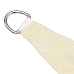 Berkfield Sunshade Sail Oxford Fabric Rectangular 3.5X4.5 M Cream - thumbnail 4