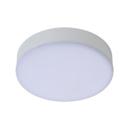 Lucide Ceres-Led Modern Flush Ceiling Light Bathroom 21.5Cm- Led Dim. - 1X30W 3000K - Ip44 - White - thumbnail 3