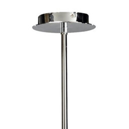 Luminosa Lighting Luminosa Lupin Linear Pendant 2 Light E27 Line Large, Gloss White, White Acrylic, Polished Chrome - thumbnail 6