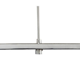 Luminosa Lighting Luminosa Lupin Linear Pendant 2 Light E27 Line Large, Gloss White, White Acrylic, Polished Chrome - thumbnail 8