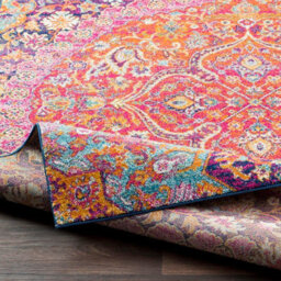 Livabliss Harput-Vintage Orange Blue Grey Burgundy Traditional Boho Living Dining Bedroom Rug 80 X 220 Cm Easy Care, Non Shedding - thumbnail 4