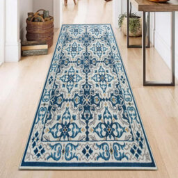 Ameha Non Slip Printed Rug Modern Bedroom Living Room Runner Rug Geometric Carpet Kitchen Floor Mat( Luna, 60X220 Cm) - thumbnail 5