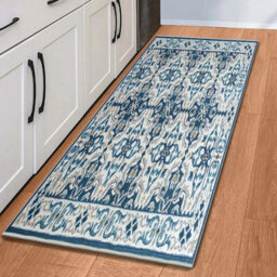 Ameha Non Slip Printed Rug Modern Bedroom Living Room Runner Rug Geometric Carpet Kitchen Floor Mat( Luna, 60X220 Cm) - thumbnail 3