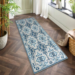 Ameha Non Slip Printed Rug Modern Bedroom Living Room Runner Rug Geometric Carpet Kitchen Floor Mat( Luna, 60X220 Cm) - thumbnail 7