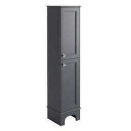 Plum&clay Beckett Blue Grey Floor Standing Bathroom Tall Storage Unit (H)1618mm (W)360mm - thumbnail 2