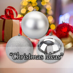 Christmas Bauble Decoration Hanging Tree Ornament X 3 14Cm Silver - thumbnail 5