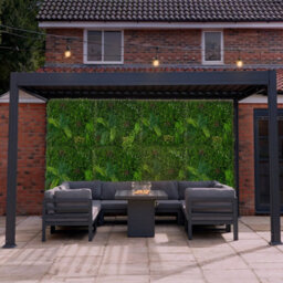 MonsterShop 2Pcs Artificial Plant Wall Panel 100 X 100Cm Alina Living Foliage Greenery Tiles Indoor Outdoor Weather & Uv Resistant - thumbnail 9