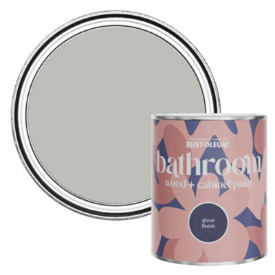 Rust-Oleum Flint Gloss Bathroom Wood & Cabinet Paint 750Ml - image 1