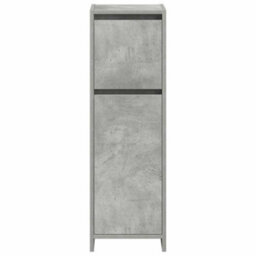 Berkfield 4 Piece Bathroom Furniture Set Concrete Grey Engineered Wood - thumbnail 7
