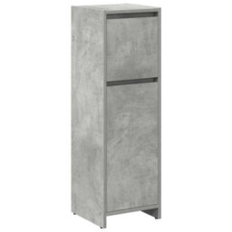 Berkfield 4 Piece Bathroom Furniture Set Concrete Grey Engineered Wood - thumbnail 6