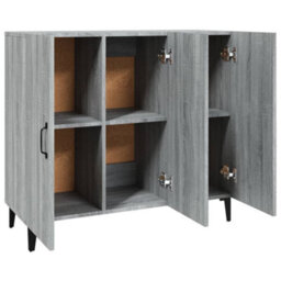 Berkfield Industrial Sideboard Grey Sonoma 90X34X80 Cm Engineered Wood - thumbnail 7