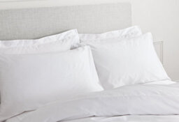 Bianca Fine Linens Bianca Bedding 400 Thread Count Cotton Sateen Duvet Cover Set With Pillowcase White - thumbnail 2