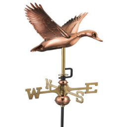 Espira 8844P Flying Duck Cottage Copper Weathervane - thumbnail 1