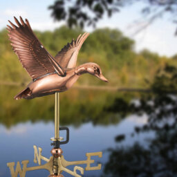 Espira 8844P Flying Duck Cottage Copper Weathervane - thumbnail 2