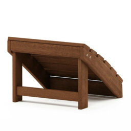 Walplus Furinno Tioman Small Hardwood Adirondack Footstool In Teak Oil, Natural - thumbnail 4