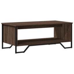 Berkfield Coffee Table Brown Oak 100X51X40 Cm Engineered Wood - thumbnail 7