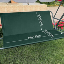 Garden Swing Seat Cover, Chair 2 And 3 Seater, Oxford 600D (138 X 50 Cm) - thumbnail 2