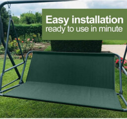 Garden Swing Seat Cover, Chair 2 And 3 Seater, Oxford 600D (138 X 50 Cm) - thumbnail 3
