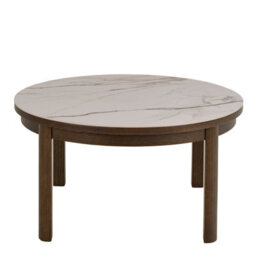 Furniture To Go Southampton Round Coffee Table In Cream Ceramic 90X45Cm - thumbnail 2