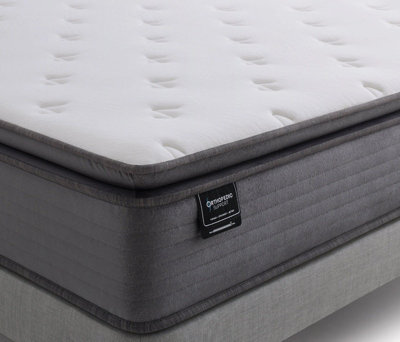 Stratus Interiors Serenity Luxury Pillowtop Mattress - Pocket Spring Support With Wool Comfort Layer & Premium Foam Padding - image 1