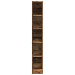 Berkfield Wardrobe Old Wood 30X50X200 Cm Engineered Wood - thumbnail 4