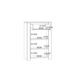 Wyld Haus Kyoto White & Natural Oak 1-Door 1-Drawer Shoe Cabinet - thumbnail 7