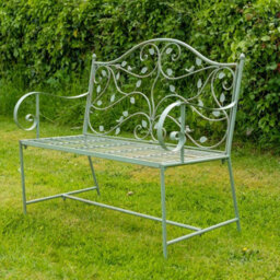 Ascalon Woodland Bench - L105 X W55 X H96 Cm - Green - thumbnail 1