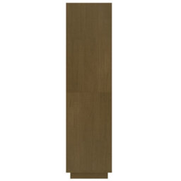 Berkfield Book Cabinet/room Divider Honey Brown 60X35X135 Cm Solid Pinewood - thumbnail 6