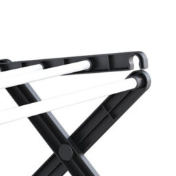Breeins Home Foldable 6-Layer Black Metal Shoe Rack - thumbnail 6