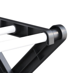 Breeins Home Foldable 6-Layer Black Metal Shoe Rack - thumbnail 4