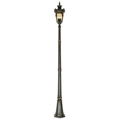 Luminosa Lighting Elstead Philadelphia 3 Light Large Outdoor Lamp Post Old Bronze Ip44, E27