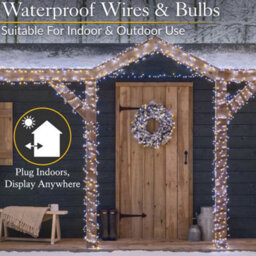 Christow Christmas Tree Lights Indoor Outdoor 500/750/1000/1500 Led 5Ft 6Ft 7Ft 8Ft Trees - thumbnail 6