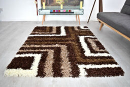 "Bravich Brown Tides Thick Shaggy Rug - California - 60X110Cm (2'x3'7"")" - thumbnail 6