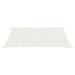 Berkfield Sunshade Sail 160 G/m2 White 2X3.5 M Hdpe - thumbnail 2