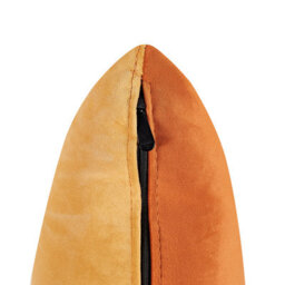 Beliani Right-Hand Chaise Longue Gonesse Velvet Orange - thumbnail 7