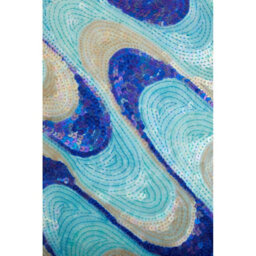 Orsina Diva Sequins Turquoise Cushion - thumbnail 3
