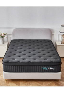 Groundlevel 24Cm Onyx Spring Foam Hybrid Mattress - 5 Year Guarantee - image 1