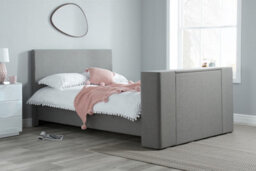 Birlea Plaza Double Tv Bed Frame In Grey