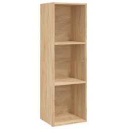 Berkfield Book Cabinet/tv Cabinet Sonoma Oak 36X30X114 Cm Engineered Wood - thumbnail 2